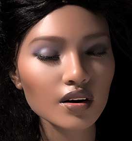 Yolanda (eyes always closed)