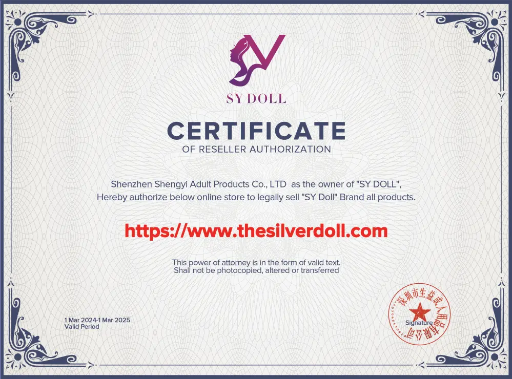 Certificat d'autorisation de SY Doll