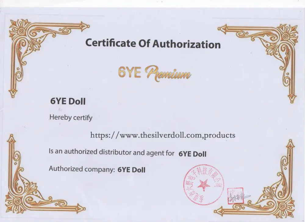 Certificado de autorización de 6YEDoll
