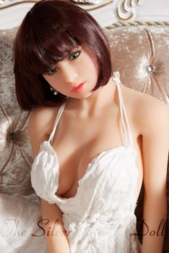 Jeanne in white dress