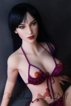 Azalea in purple lingerie