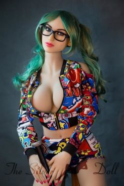 Azalea with green hair