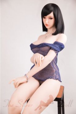 Lorena in purple nightie