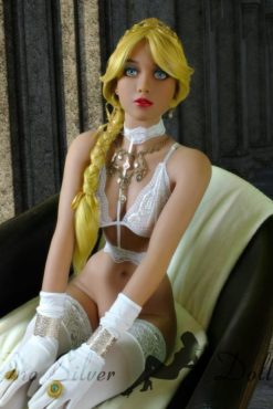 Gina in white lingerie