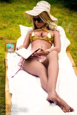 Justine en plein air