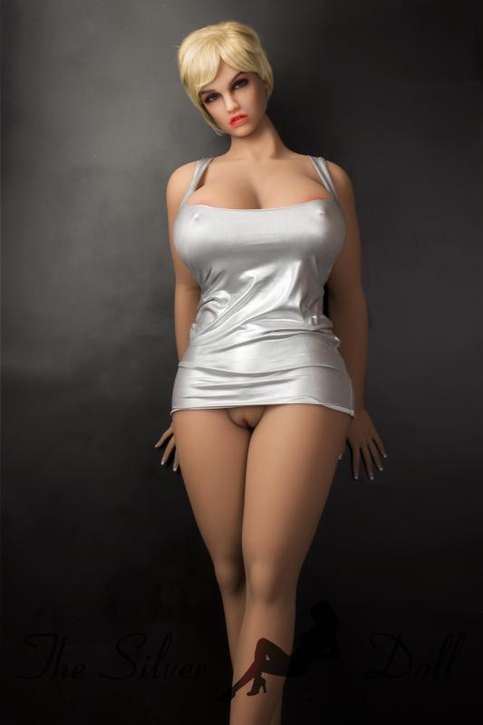 Jenny in silver dress