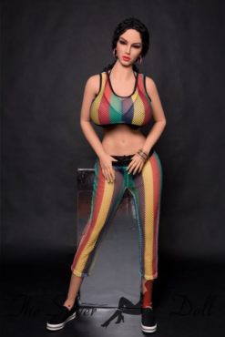 Alex en lingerie noire