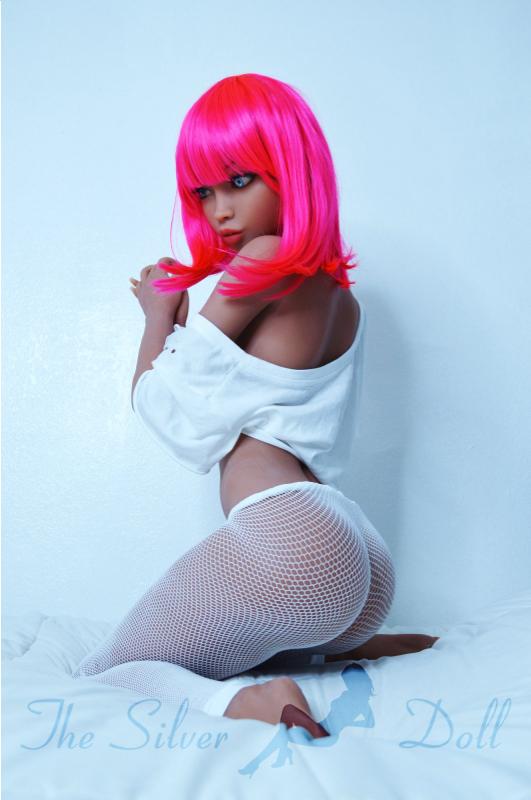 Abbey with pink hair