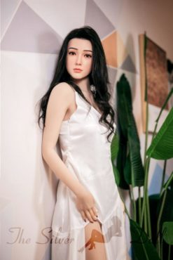 Xia in white dress