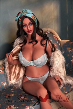 Venus in lingerie blu