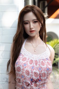 Bing Bing with floral patterned dress