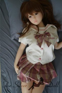 Erian sexy student in red skirt