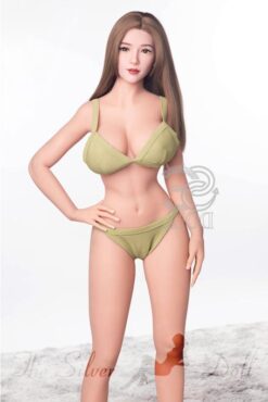 Lulu en ropa interior caqui