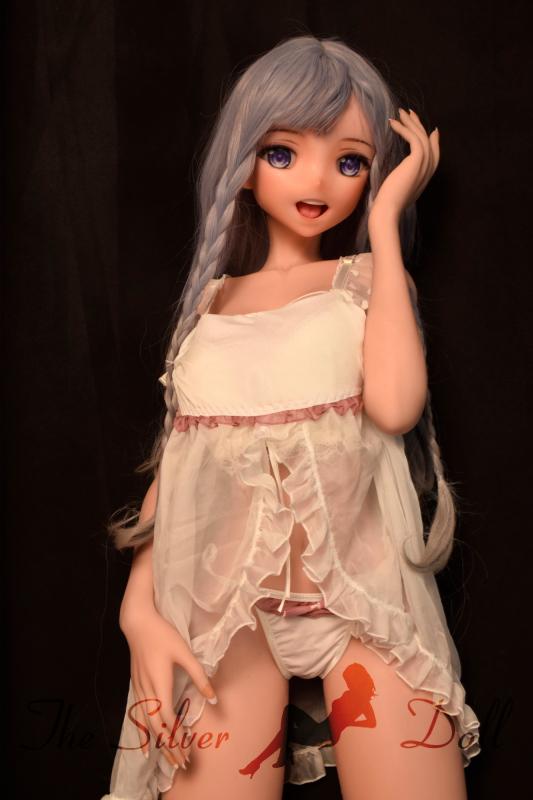 Koda Sayuri with grey hair and braids