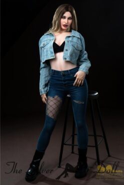 Pearl in giacca di jeans (pelle color naturale)