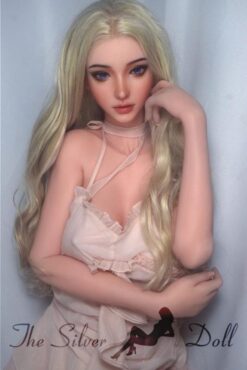 Sakai Kanako in a cream-coloured dressing gown