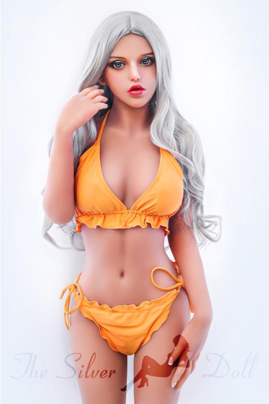 Avianna in orange bikini