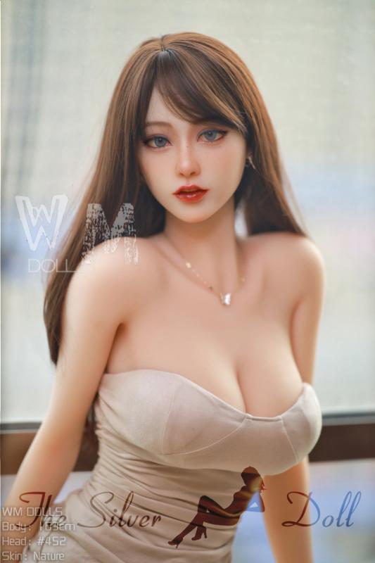 Jiajia in beige dress and white lingerie