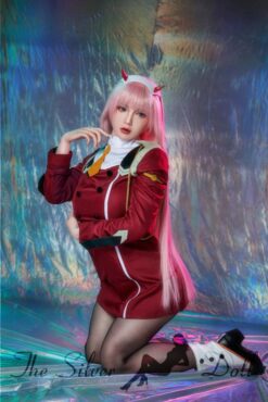 Molly avec les cheveux roses