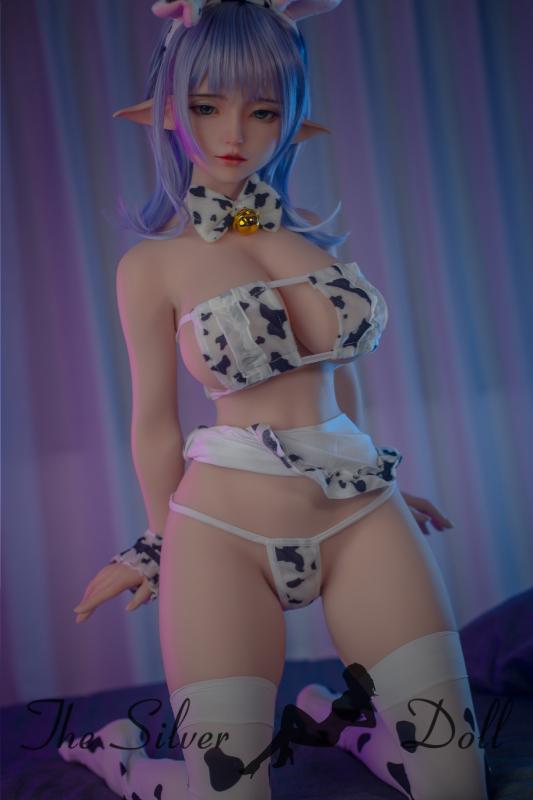 Siofra with a sexy 'cow skin print' outfit