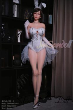 Ying coniglietta sexy in corsetto bianco