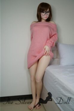 Akira in pink sweater