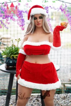 Francesca in gonna natalizia