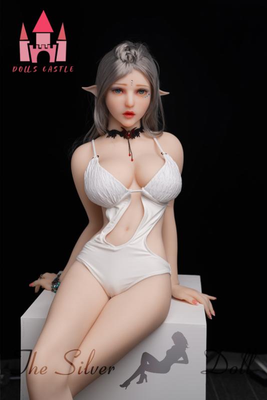 Eowyn elfa en bikini blanco