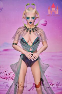 Salina en un planeta rosa