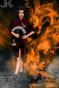 Eden in velvet qipao