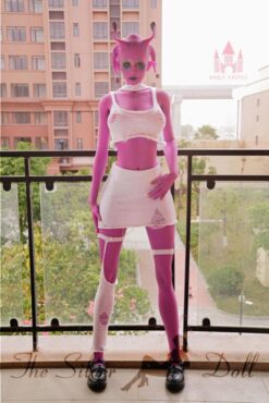 Salina on the balcony