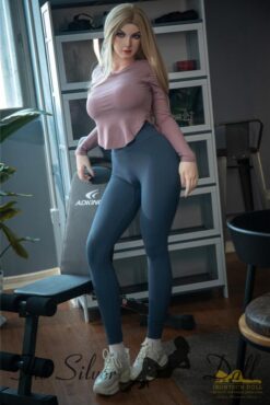 Cherry in leggings blu