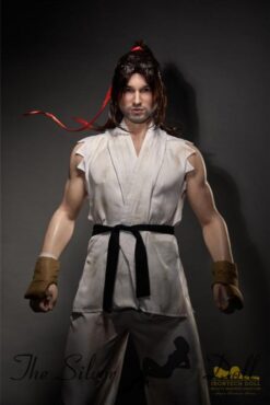 Kevin en traje de karate