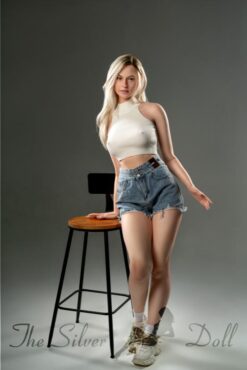 Olivia en top blanco