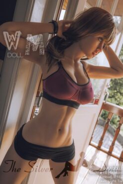 Gayle naked on the balcony