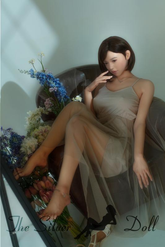 Belle in nightie with flowers