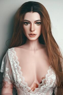 Doris Connor in lace underdress