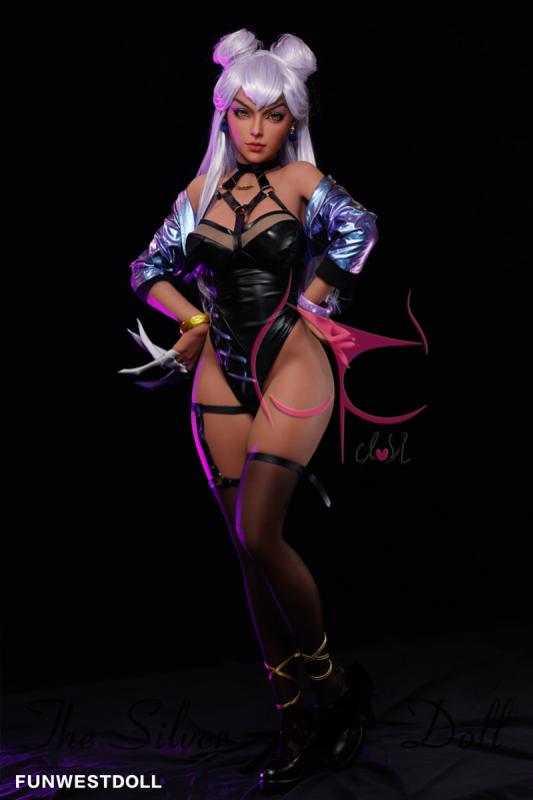 Lexie with ash colored hair