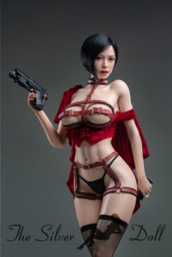 Ada in abito bondage rosso