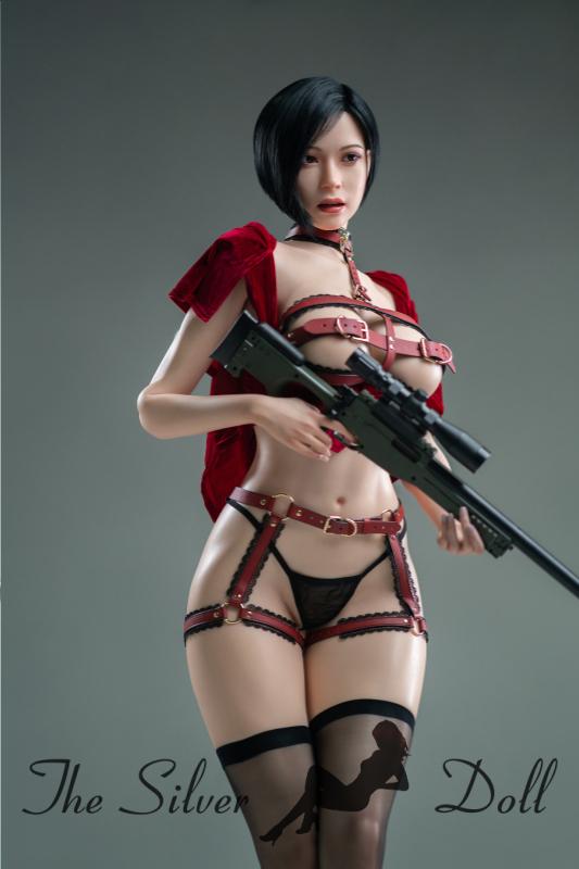 Ada in abito bondage rosso