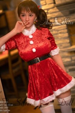 Karla in abito di Natale