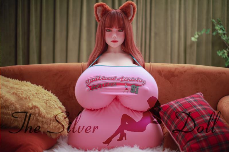 Grace redhead in pink top