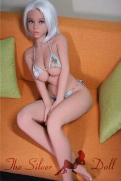 Ariel con pelo blanco