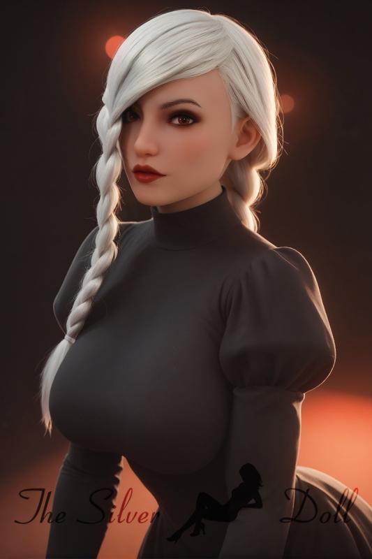 Malvina in black dress