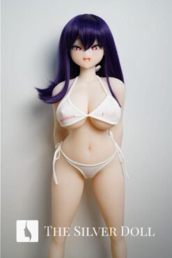 Aoi avec les cheveux violets