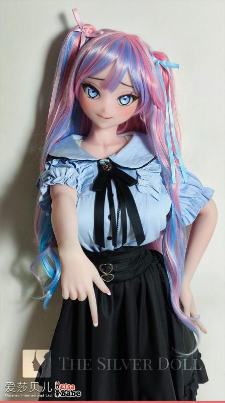 Katu Fumika con peluca rosa-azul