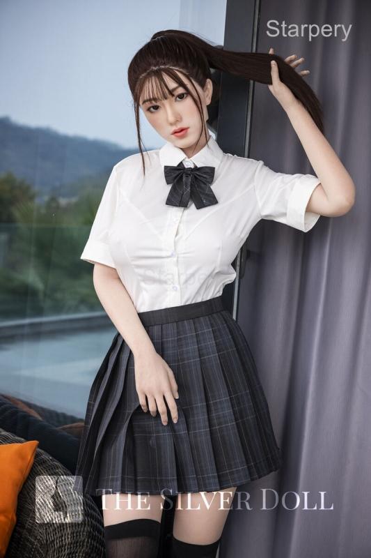 Jin in school uniform