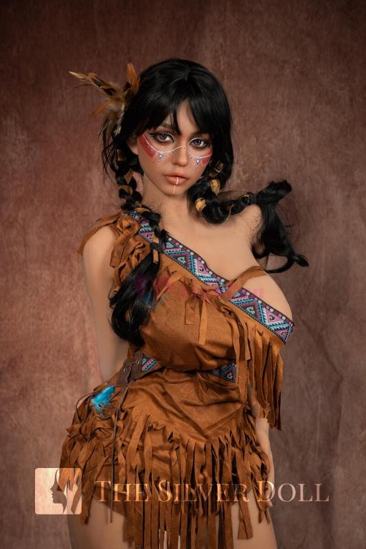 Ada in Native American costume