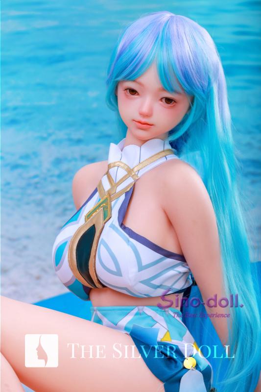 Linbai with blue hair