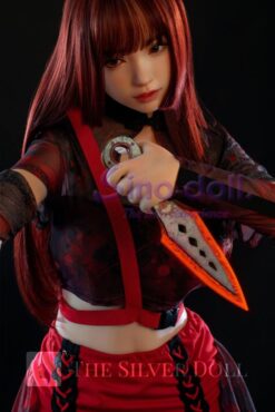 Linqiu guerrera sexy con una daga